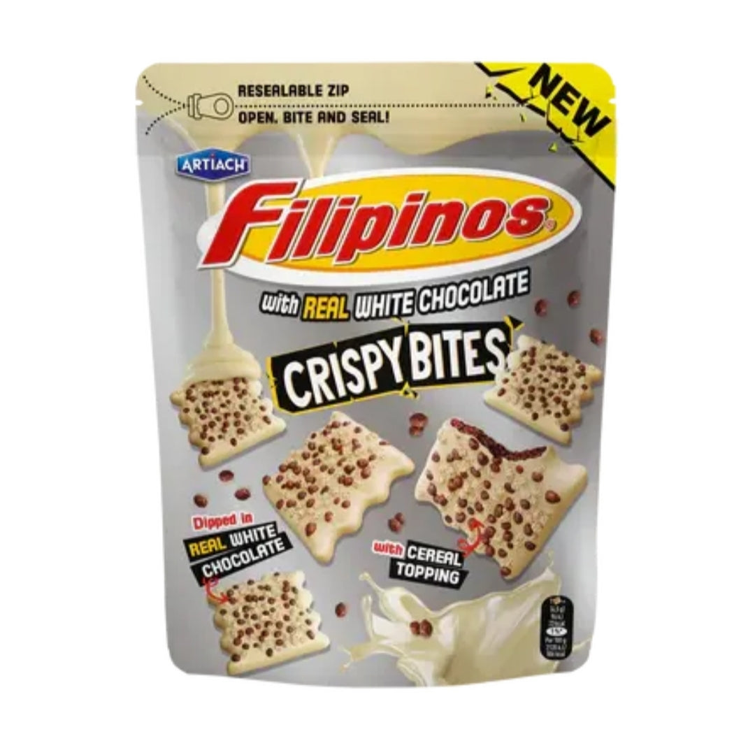 Filipinos Crispy Bites white
chocolate