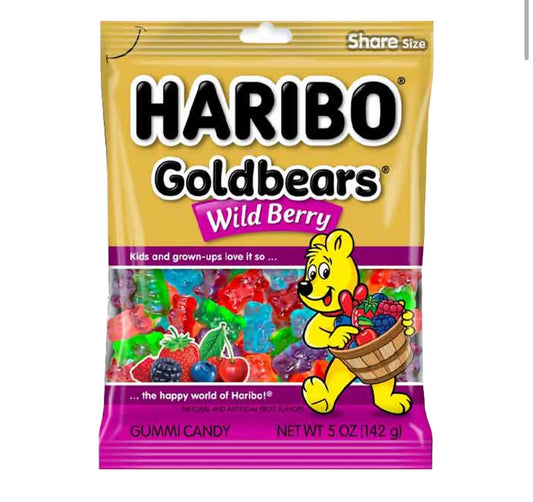 Haribo Goldbears Wild Berry Peg Bag