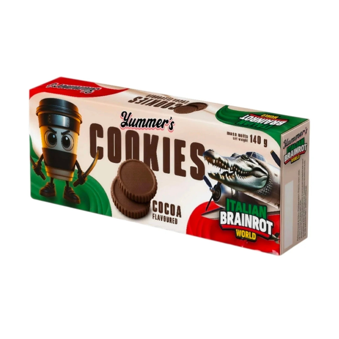 Yummers Brainrot Chocolate Biscuits